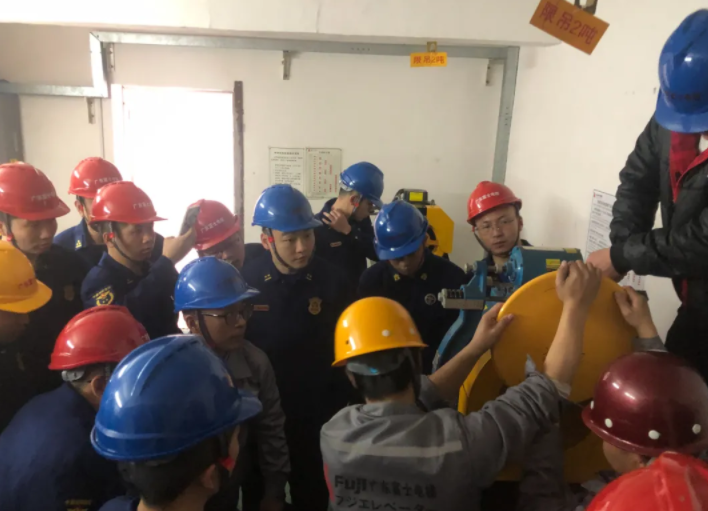 Wind prevention and rescue assistance | Guangdong Fuji Elevator assists in the training of grassroots commanders of Hunan Province's fire rescue team in 2024 (Chenzhou training site)